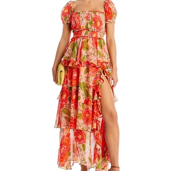 Farm Rio Blooming Floral Maxi Dress - BRAND NEW - Picture 1 of 5